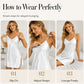 👗 Chemise de Nuit Femme en Satin Unie – Bretelles Fines, Col en V et Fentes Latérales🍃 Robe de sommeil coupe ample sans serrement, plusieurs couleurs unies