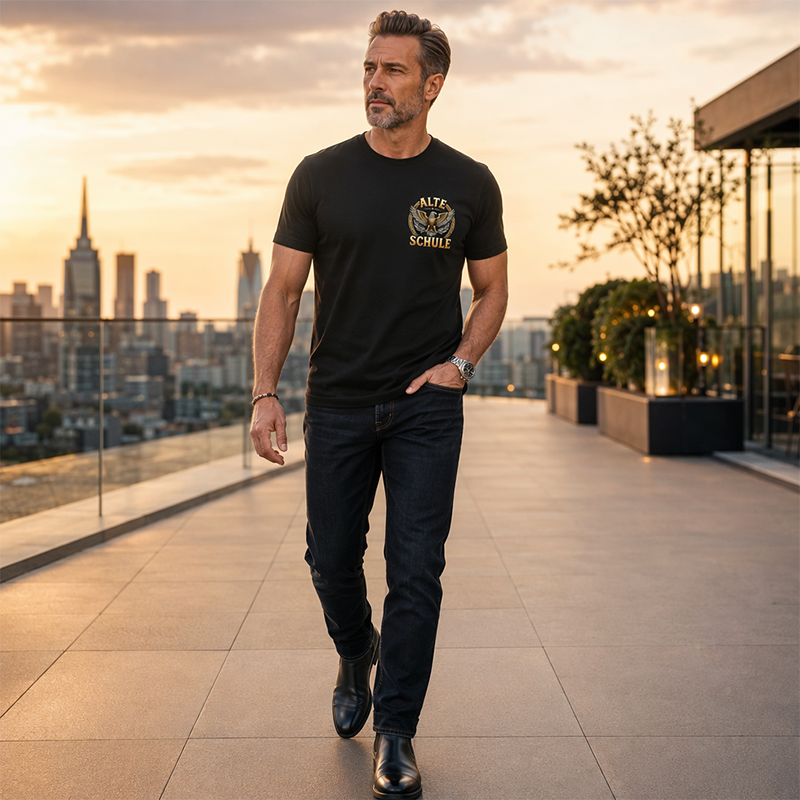 👕🎨 50 % DE RÉDUCTION ! T-shirt imprimé à col rond et manches courtes pour homme – Décontracté, confortable et polyvalent – Idéal pour le quotidien, les loisirs et les journées chaudes ✨