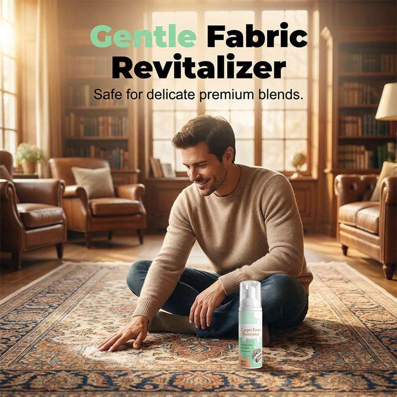 🔥 1 achetés 1 offerts 🎁Mousse détachante sans eau pour tapis avec serviette