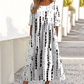 👗🌸Robe élégante femme à imprimé floral, col rond et manches longues