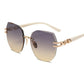 🌬️🕶️ Rimless sunglasses femme – Oubliées sur le nez, verres polarisés de haute qualité, l'accessoire signature des minimalistes élégantes 🤍🏙️