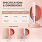📢 50% DE RÉDUCTION ! ⏰ Recourbe-Cils Chauffant LED – ABS – 50–80°C & Portable for Maquillage Quotidien
