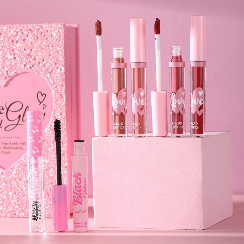 Coffret palette de maquillage tout-en-un en forme de livre