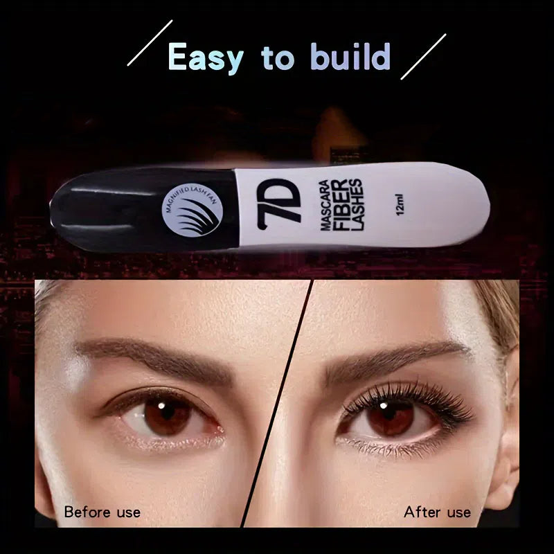 👁️ 50% DE RÉDUCTION ! ✨ Mascara Fibres Imperméable 7D – 12 ml – Volume Intense & Tenue Longue Durée for Regard Spectaculaire