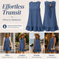 Mini-robe décontractée sans manches avec ourlet à volants pour femme