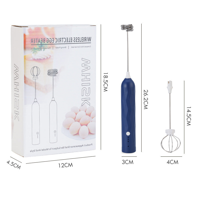 🎂 50% DE RÉDUCTION ! ☕ Mousseur à Lait Portable 3 Vitesses – ABS + Inox 304 – Rechargeable USB for Café & Pâtisserie