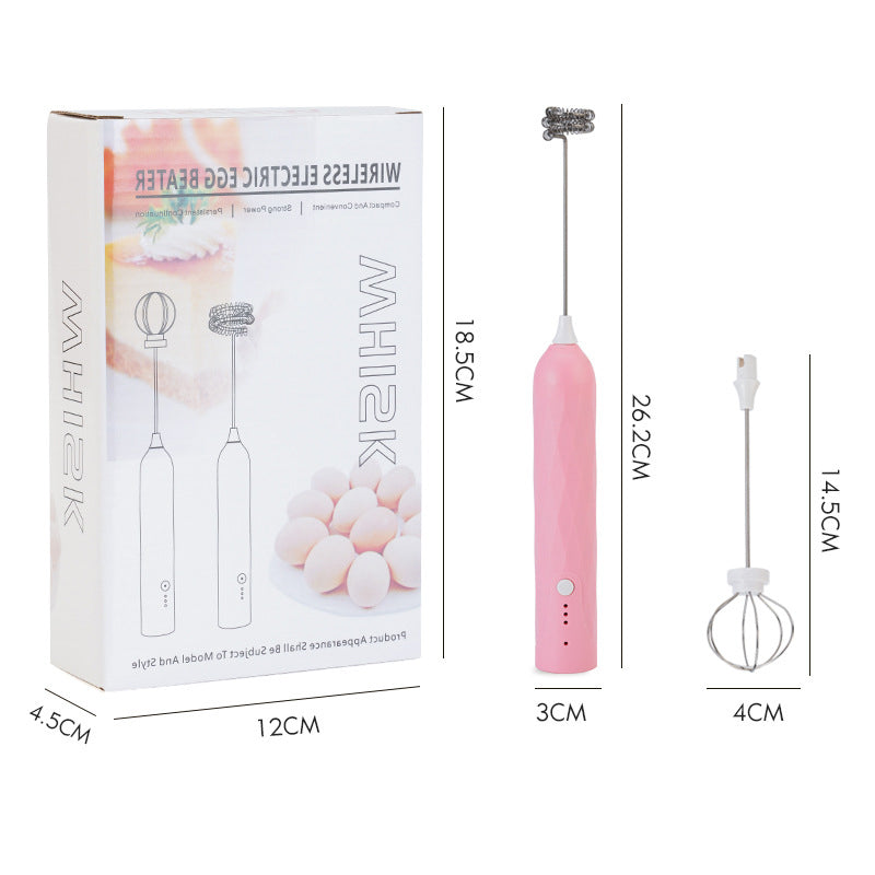 🎂 50% DE RÉDUCTION ! ☕ Mousseur à Lait Portable 3 Vitesses – ABS + Inox 304 – Rechargeable USB for Café & Pâtisserie