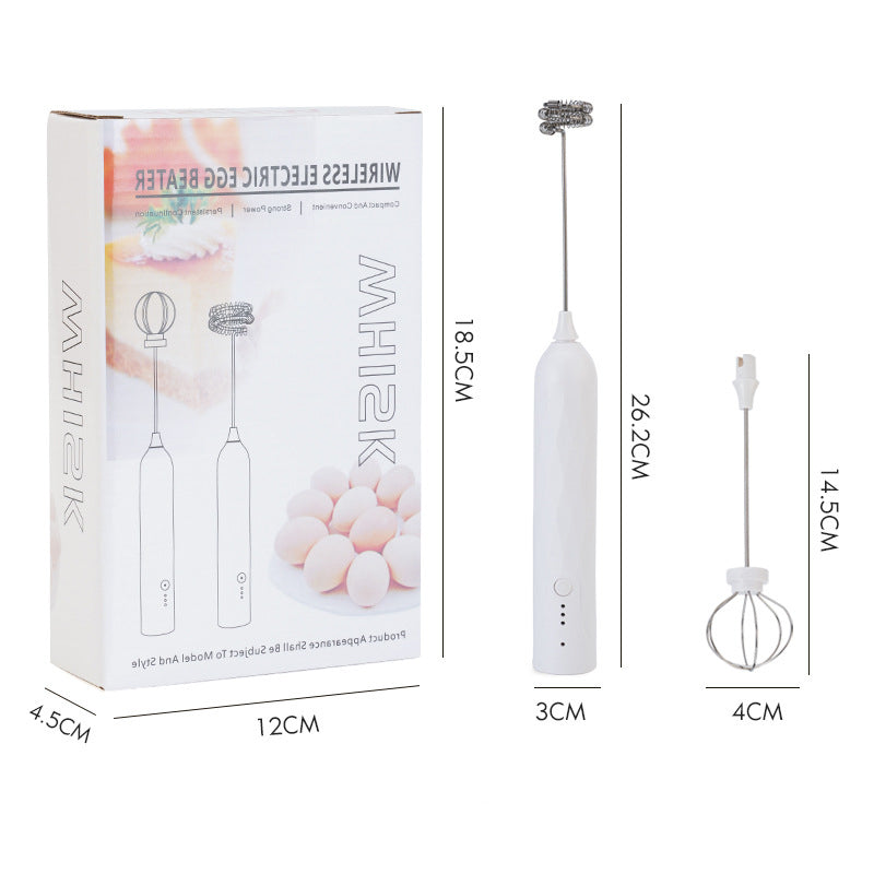 🎂 50% DE RÉDUCTION ! ☕ Mousseur à Lait Portable 3 Vitesses – ABS + Inox 304 – Rechargeable USB for Café & Pâtisserie