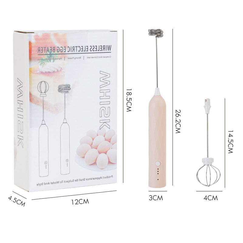 🎂 50% DE RÉDUCTION ! ☕ Mousseur à Lait Portable 3 Vitesses – ABS + Inox 304 – Rechargeable USB for Café & Pâtisserie