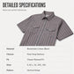 🔥Aujourd’hui -50 % ! 🚗Chemise homme à manches courtes à rayures, coupe classique