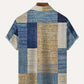 Chemise homme à motifs et couleurs contrastées