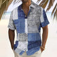 Chemise homme à motifs et couleurs contrastées