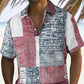 Chemise homme à motifs et couleurs contrastées