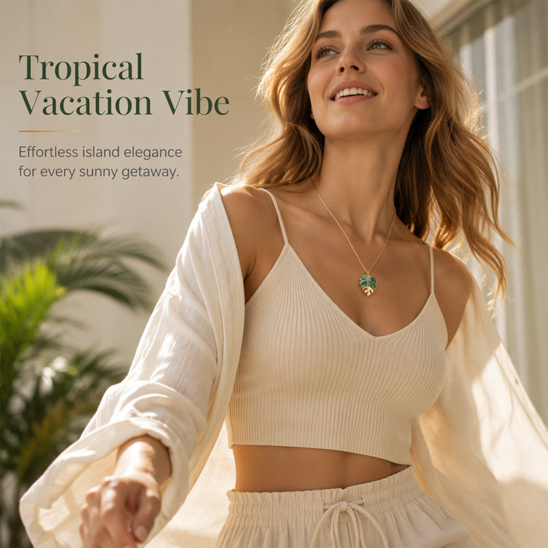 🍃‑50 % MAINTENANT ! ✨Collier pendentif feuille tendance – Motif feuille délicat, léger et élégant – Parfait pour le quotidien et un style inspiré de la nature 🌿