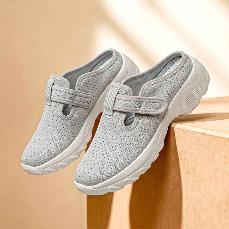 👟 50% DE RÉDUCTION ! 🚶‍♀️ Chaussures Marche Confort Lift Femme – PU + EVA – Semelle Plateforme Amortissante & Slip-On for Quotidien & Voyage