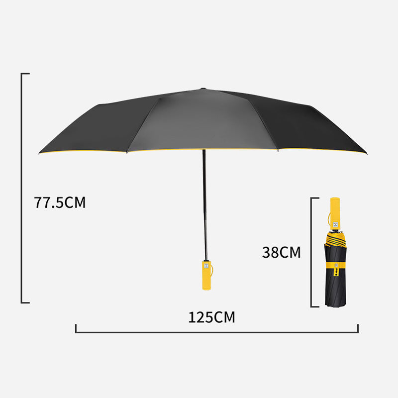 ☂️ 50% DE RÉDUCTION ! 🌧️ Grand Parapluie Automatique Soleil & Pluie – Acier + Vinyle – Ø 125 cm & UPF 50+ & Double Nervures for Famille & Pendulaires