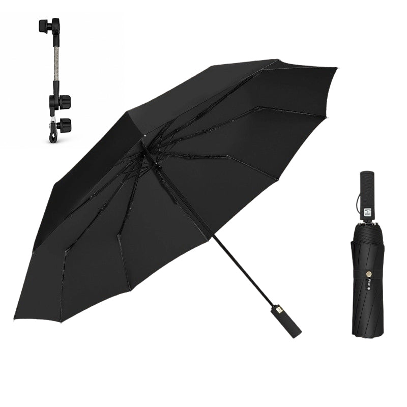 ☂️ 50% DE RÉDUCTION ! 🌧️ Grand Parapluie Automatique Soleil & Pluie – Acier + Vinyle – Ø 125 cm & UPF 50+ & Double Nervures for Famille & Pendulaires