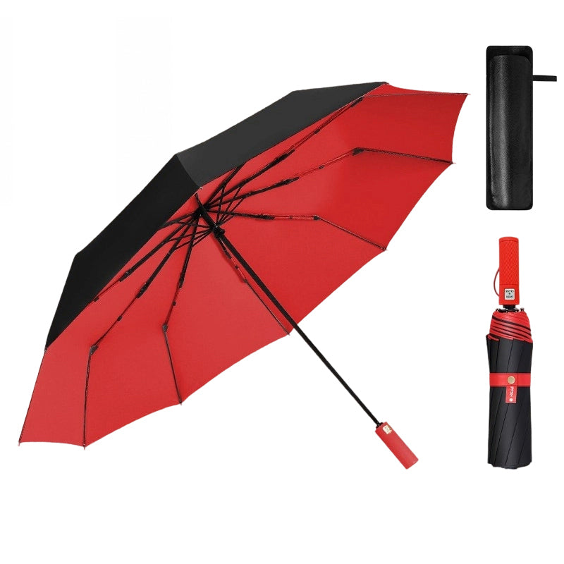 ☂️ 50% DE RÉDUCTION ! 🌧️ Grand Parapluie Automatique Soleil & Pluie – Acier + Vinyle – Ø 125 cm & UPF 50+ & Double Nervures for Famille & Pendulaires