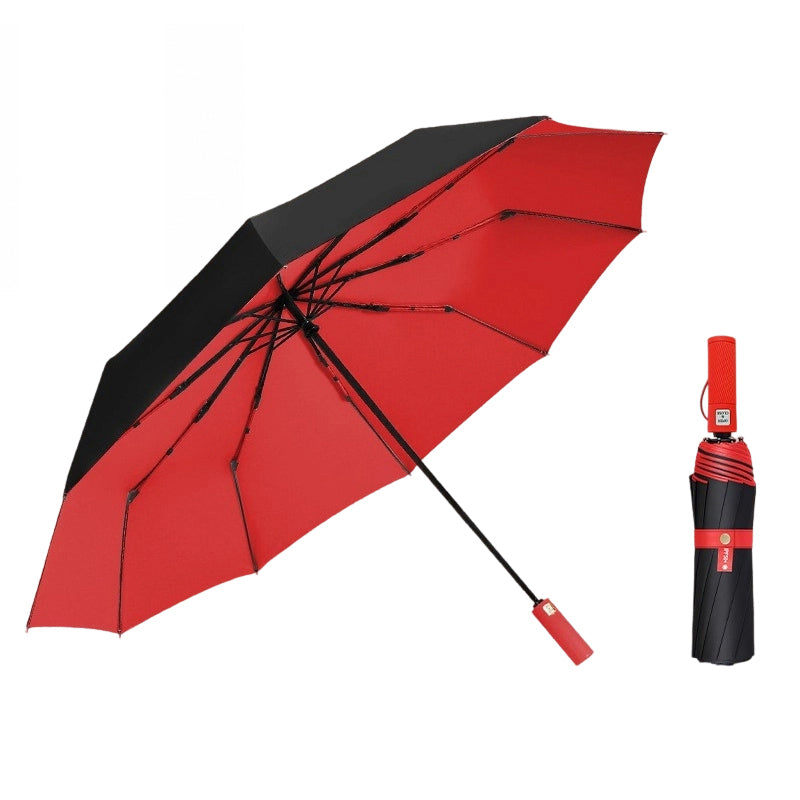 ☂️ 50% DE RÉDUCTION ! 🌧️ Grand Parapluie Automatique Soleil & Pluie – Acier + Vinyle – Ø 125 cm & UPF 50+ & Double Nervures for Famille & Pendulaires