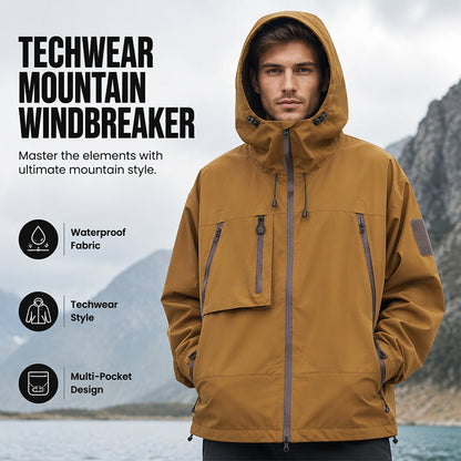🌧️Veste hardshell unisexe – protection anti-tempête professionnelle à trois couches, coupe-vent et respirante – paiement à la livraison 💪