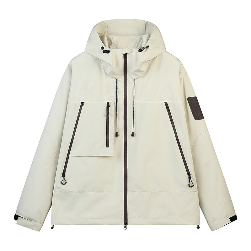 🌧️Veste hardshell unisexe – protection anti-tempête professionnelle à trois couches, coupe-vent et respirante – paiement à la livraison 💪