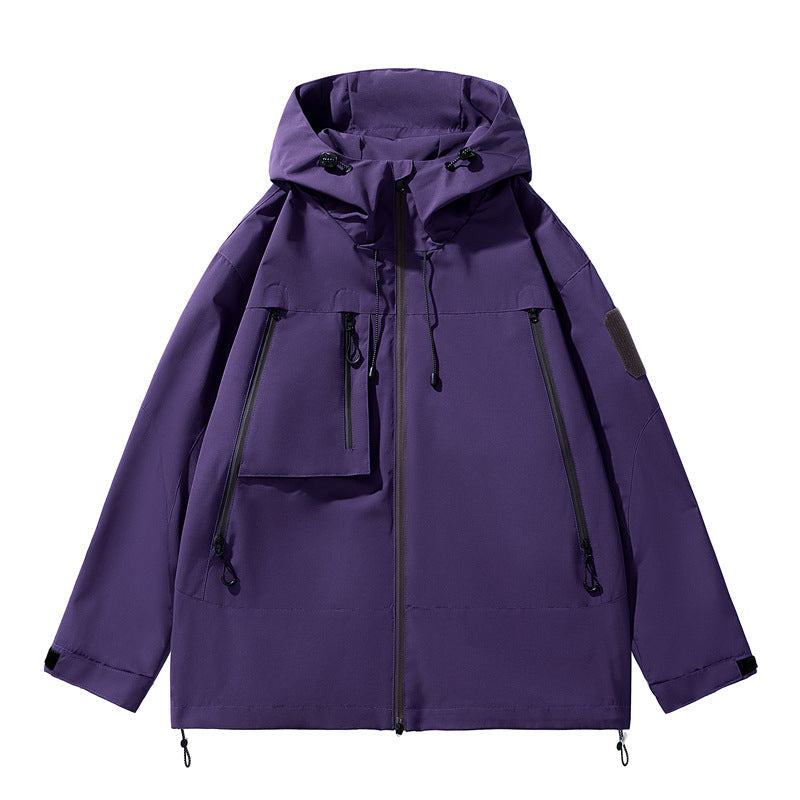 🌧️Veste hardshell unisexe – protection anti-tempête professionnelle à trois couches, coupe-vent et respirante – paiement à la livraison 💪
