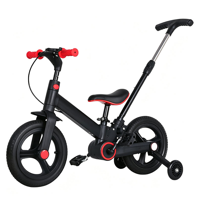 🚴👶 -50% ! 🎠 Tricycle Évolutif 4-en-1 pour Enfants – Acier Carbone – Vélo Équilibre + Poussette & Poignée Parentale pour 6+ Ans