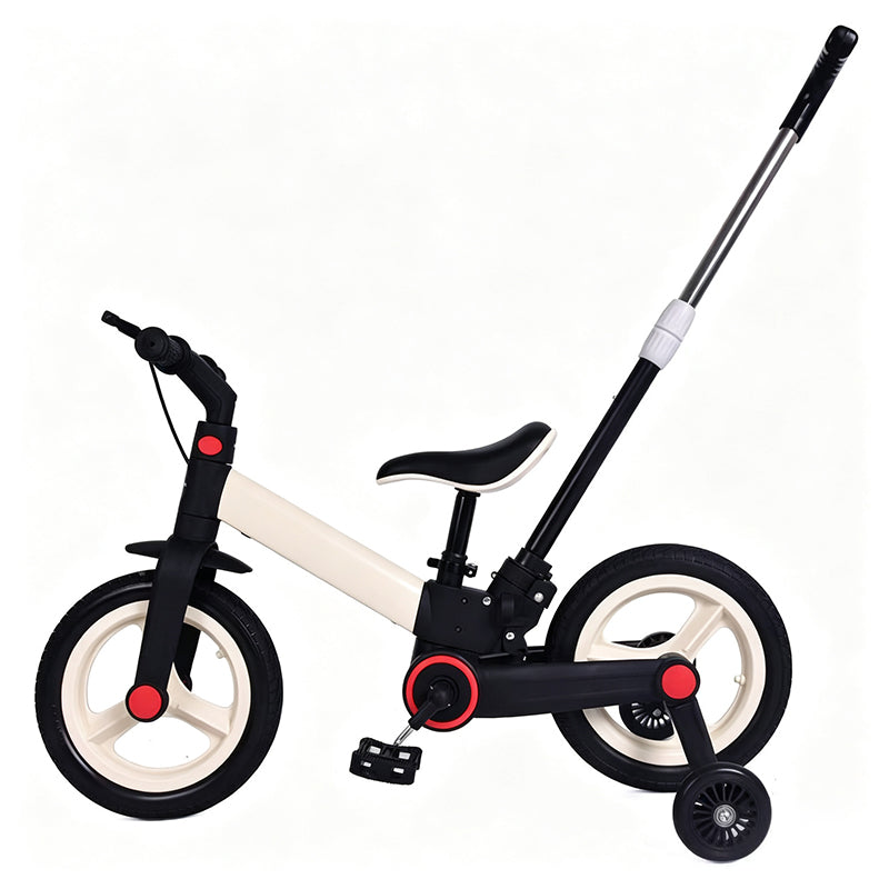 🚴👶 -50% ! 🎠 Tricycle Évolutif 4-en-1 pour Enfants – Acier Carbone – Vélo Équilibre + Poussette & Poignée Parentale pour 6+ Ans