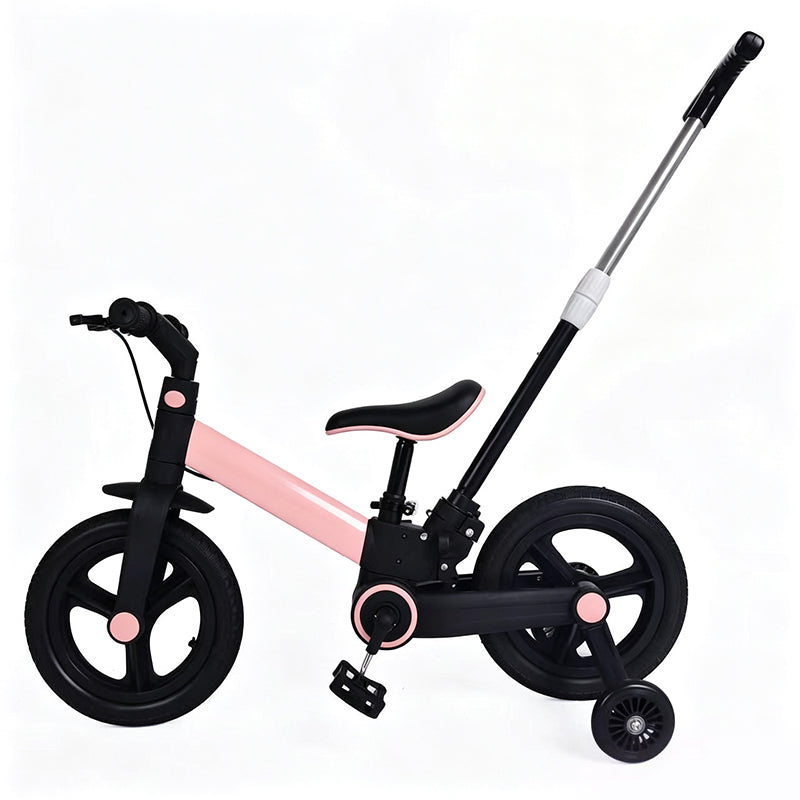 🚴👶 -50% ! 🎠 Tricycle Évolutif 4-en-1 pour Enfants – Acier Carbone – Vélo Équilibre + Poussette & Poignée Parentale pour 6+ Ans