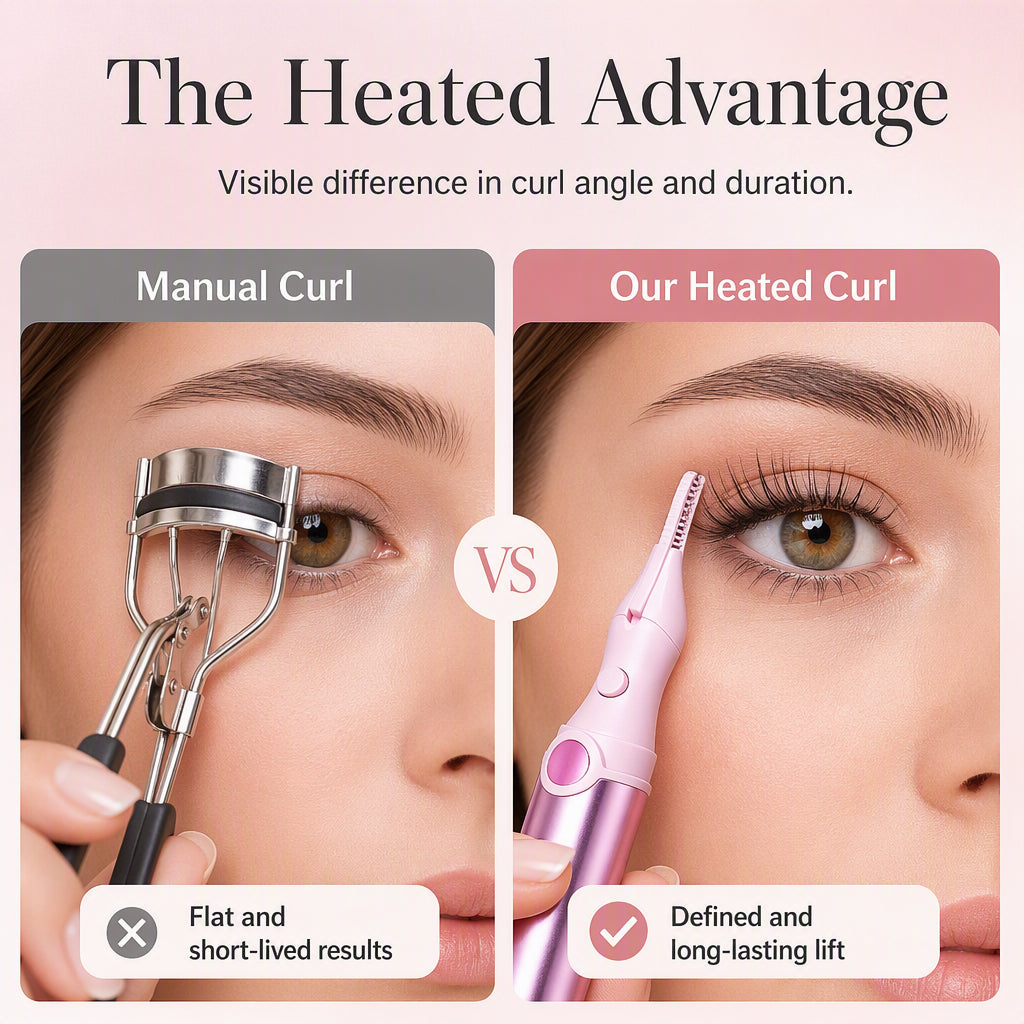 🥳 PLUS DE 50 000 EXEMPLAIRES VENDUS ! 🔥 50 % DE RÉDUCTION ! Recourbe-cils chauffant rechargeable
