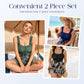 🎉 Vente 2026 — Plus de 33 500 vendus!🌊 Ensemble de maillot de bain 2 pièces grande taille gainant le ventre ✨