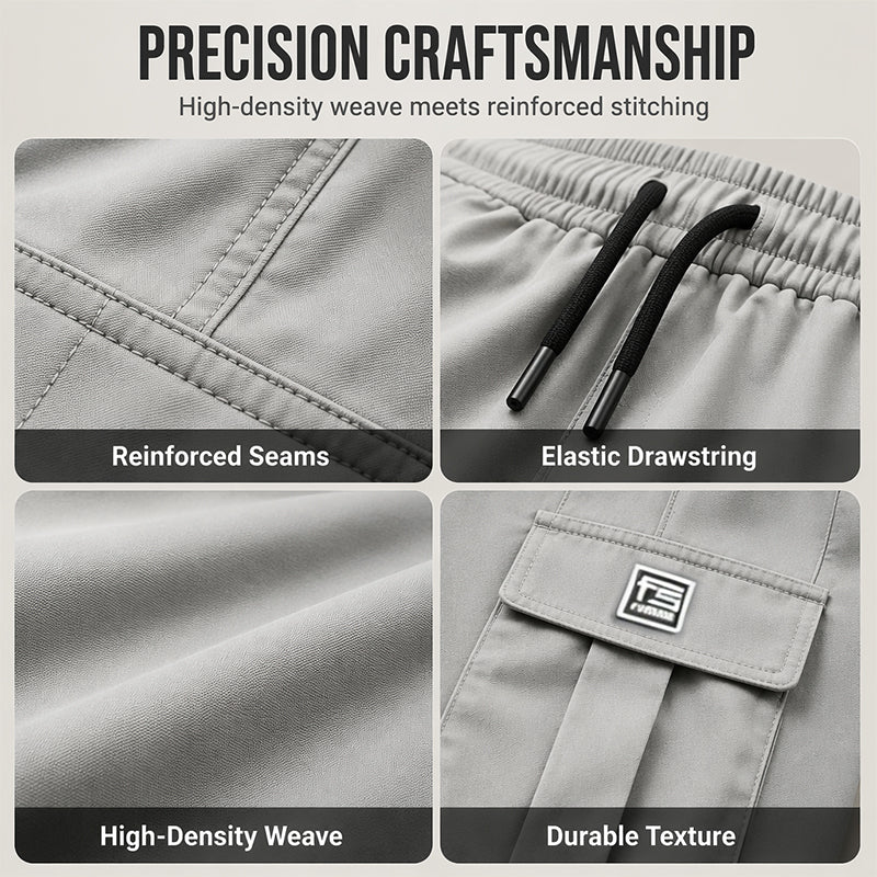 Pantalon cargo décontracté coupe ample pour homme