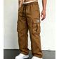Pantalon cargo décontracté coupe ample pour homme