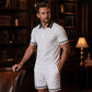 🛍️-50% – Ensemble décontracté 2 pièces pour homme – Tenue estivale décontractée, respirante et polyvalente pour le quotidien et les loisirs ☀️
