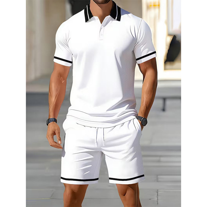 🛍️-50% – Ensemble décontracté 2 pièces pour homme – Tenue estivale décontractée, respirante et polyvalente pour le quotidien et les loisirs ☀️