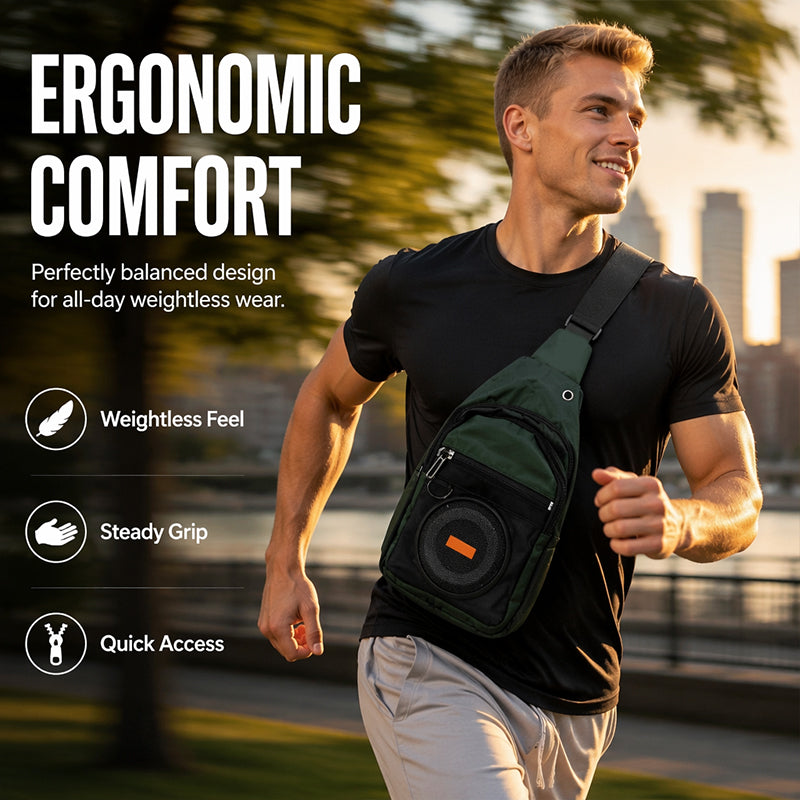 Portable Bluetooth Speaker Bag with LED Lights