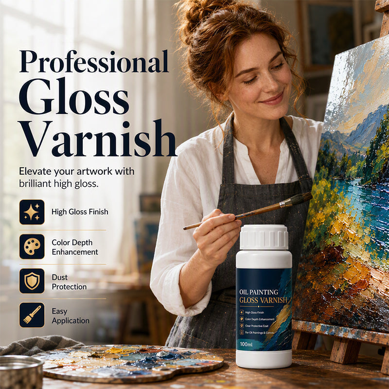 🎨🖼️ -50% ! 🛡️Vernis de Finition pour Tableau – Retouches Invisibles, Éclat Profond & Protection UV.