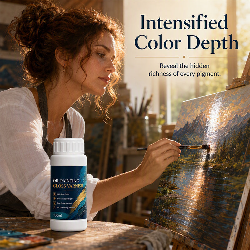 🎨🖼️ -50% ! 🛡️Vernis de Finition pour Tableau – Retouches Invisibles, Éclat Profond & Protection UV.