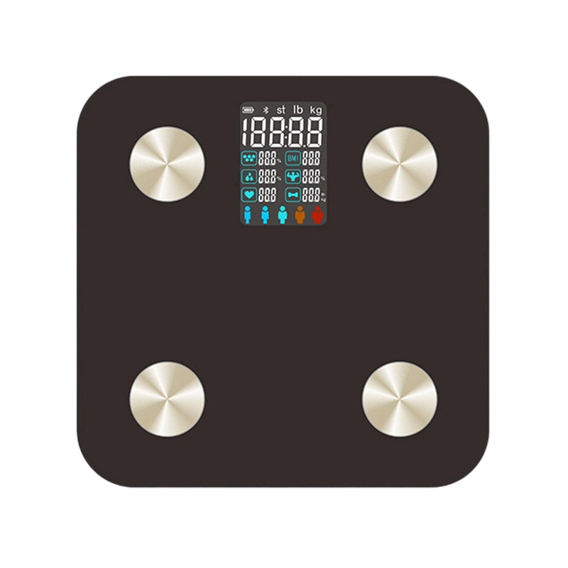 🏠 -50% ! 📊 Balance Impédancemètre Intelligente – Verre Trempé + ABS – Analyse Graisse Corporelle & Fréquence Cardiaque – Écran Couleur VA pour Suivi Santé Connecté 💪
