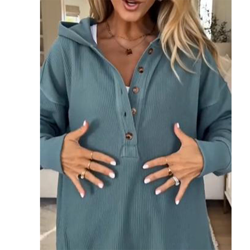 🌿 -50% | Le Hoodie Femme Indispensable – Confort Douillet, Style Décontracté & Facile à Associer ✨