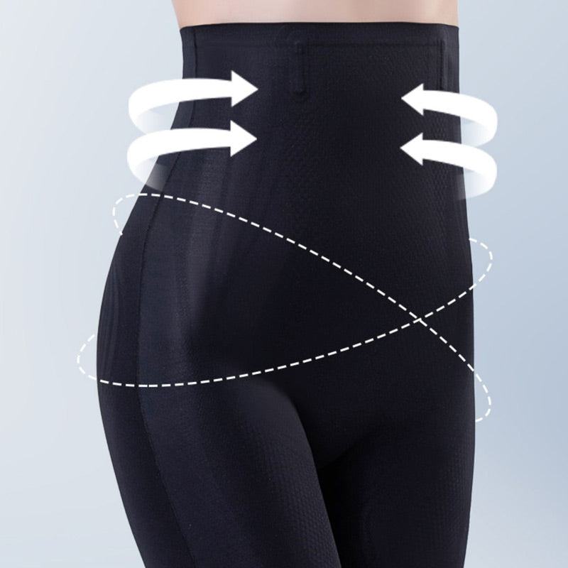 Short 5D à Taille Haute Sculptant le Ventre