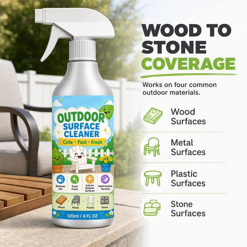 🧴🎁 2 achetés = 1 offert (-50%) ! 🌿Nettoyant Multi-Surfaces pour Terrasse  – Spray & Essuyage pour Pierre, Bois & Carrelage Extérieur.