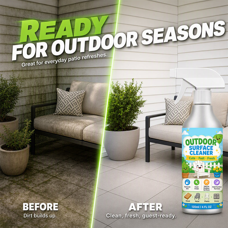 🧴🎁 2 achetés = 1 offert (-50%) ! 🌿Nettoyant Multi-Surfaces pour Terrasse  – Spray & Essuyage pour Pierre, Bois & Carrelage Extérieur.