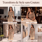 🎨✨Robe femme coupe A à imprimé abstrait – manches courtes, coupe élégante, tailles S–5XL 👗