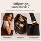 Sac bandoulière en paille spacieux pour les trajets quotidiens