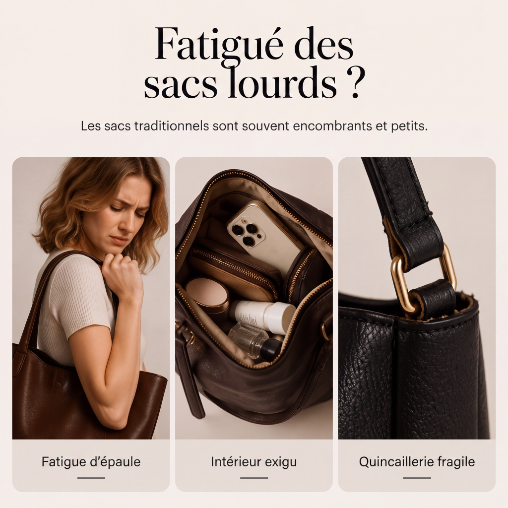 Sac bandoulière en paille spacieux pour les trajets quotidiens