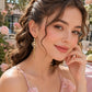 📢 -50% !! ⏰ Boucles d’Oreilles Pendantes Cœur avec Franges et Zircons – Design Romantique & Éclat Luxueux pour Mariage et Soirée 💎