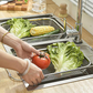 💦 -50% ! 🍳 Panier Égouttoir Télescopique en Acier Inoxydable 304 – Barres Renforcées 8 mm & Picots Antidérapants pour Évier Multitaille 🧺