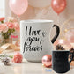📢📢50% OFF !! ⏰Mug Céramique Changeant de Couleur avec Anse en Cœur pour la Saint-Valentin