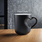 📢📢50% OFF !! ⏰Mug Céramique Changeant de Couleur avec Anse en Cœur pour la Saint-Valentin
